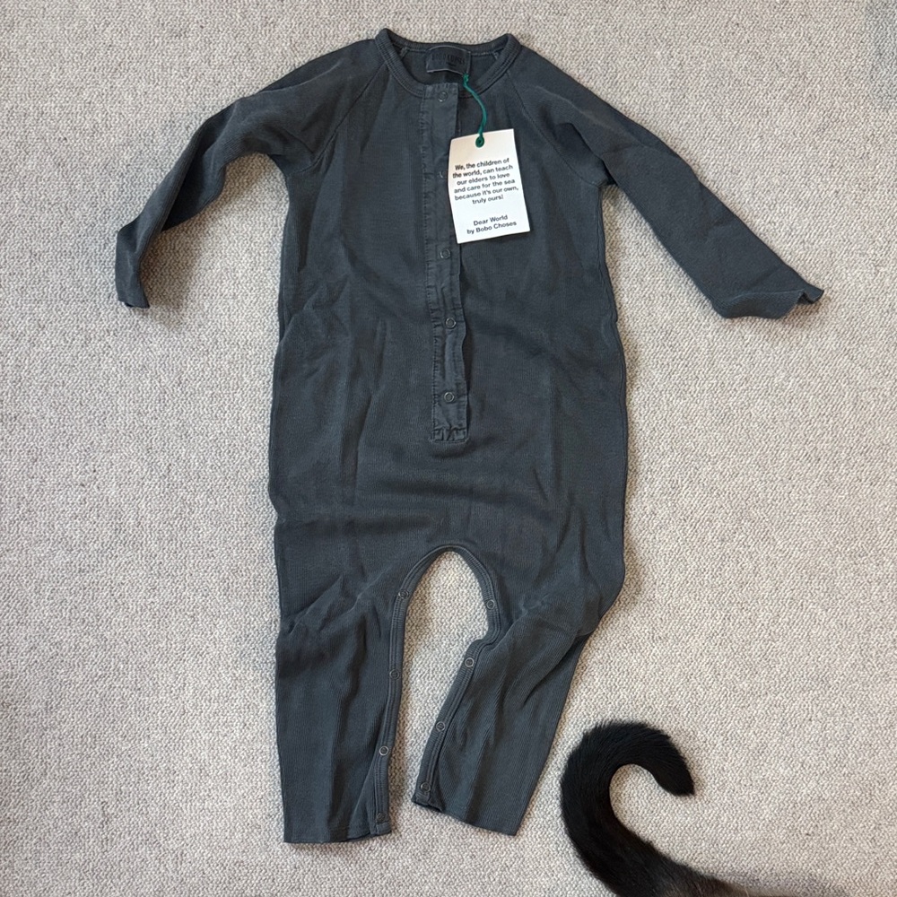 Bobo Choses Dark Gray Kids One Piece